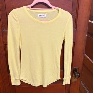 Yellow Long Sleeve Top